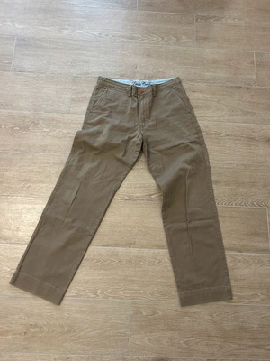 Chino pants used, dark brown, comfortable fit