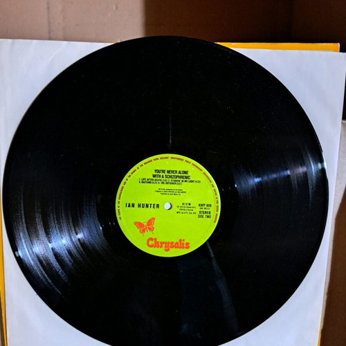 Ian Hunter You're Never Alone With A Schizophrenic LP used, rock