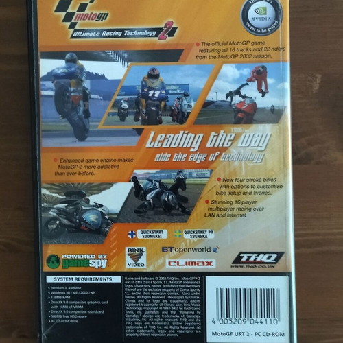 MotoGP Ultimate Racing Technology 2 PC used, in good condition
