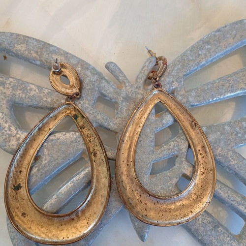 Boho large colorful earrings