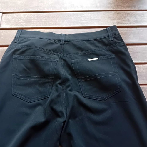Trussardi office pants like new, straight fit, black, XS