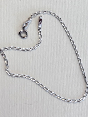 Βραχιόλι λευκό χρυσό κ14 Al'Oro σαν καινούργιο