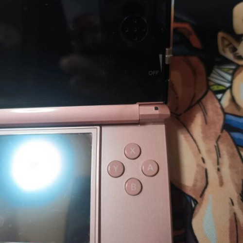 Nintendo 3DS Pink console with charger and Nintendogs + Cats game