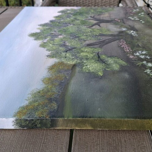 Oil painting landscape artwork new handmade
