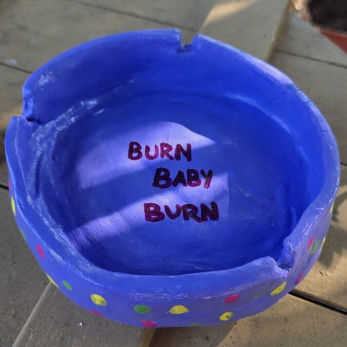 Handmade ashtray