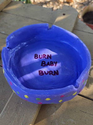Handmade ashtray