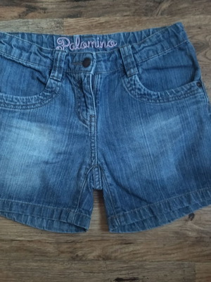 Kids shorts like new, set of 3, size 128 cm