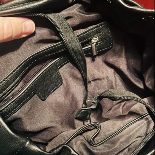 Backpack Alex Max used, black shoulder bag