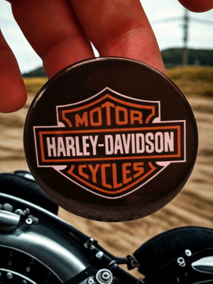 Harley Davidson 58mm pin new