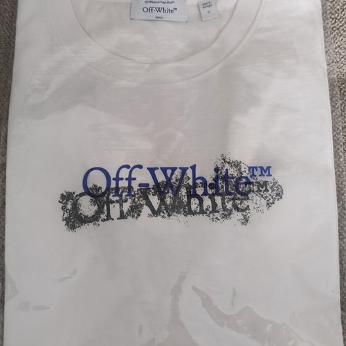 Off White heraldic threshold arrows t-shirt, white, size Large