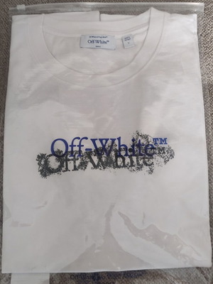 Off White heraldic threshold arrows t-shirt, white, size Large