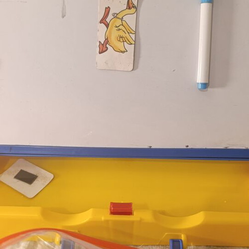 Educational Magnetic Board 3 in 1 used with letters and accessories