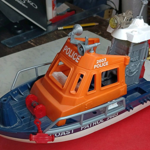 Vintage Coast Patrol Police 2603 Chap Me toy used