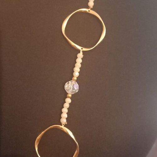 Necklaces new, white, gift included