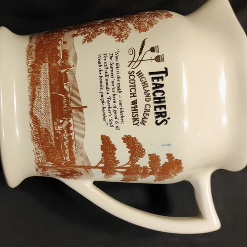 Promotional porcelain jug Teacher's Highland Cream Scotch Whisky like new