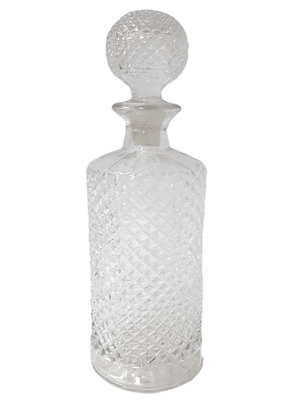 Vintage Diamond Glass Carafe 700 ml like new, lead-free