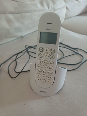 Ασύρματο Τηλέφωνο VTech CS1100 Νέο, Λευκό, με Ελληνικό Μενού