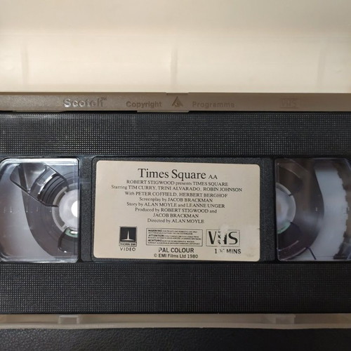 Times Square 1980 VHS like new with Greek subtitles