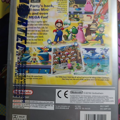 Mario Party 4 GameCube case and manual used