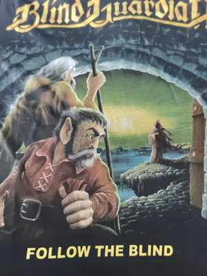 Μπλούζα Blind Guardian Follow The Blind μεταχειρισμένη, μέγεθος M, μαύρη