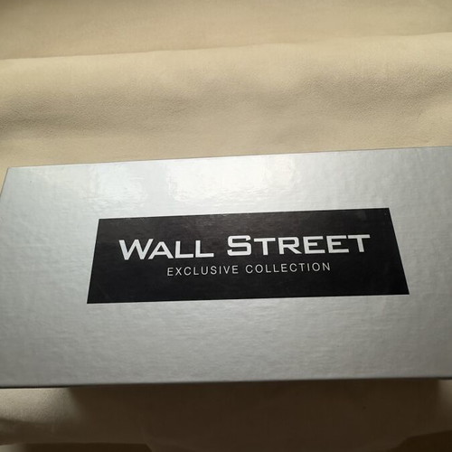 Wall Street Exclusive Collection Black Leather Slingback Flats like new