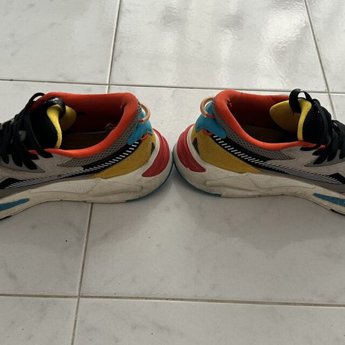 Puma RS Hawaiian Ocean Black sneakers size 44.5 used, inner wear