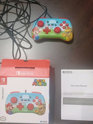 Super Mario Hori Horipad Mini ενσύρματο χειριστήριο για Nintendo Switch σαν καινούργιο