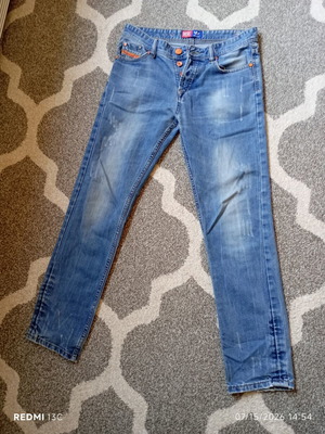 Diesel x Adidas Jeans collaboration blue, like new, size M