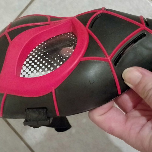Spiderman Miles mask, lightweight plastic
