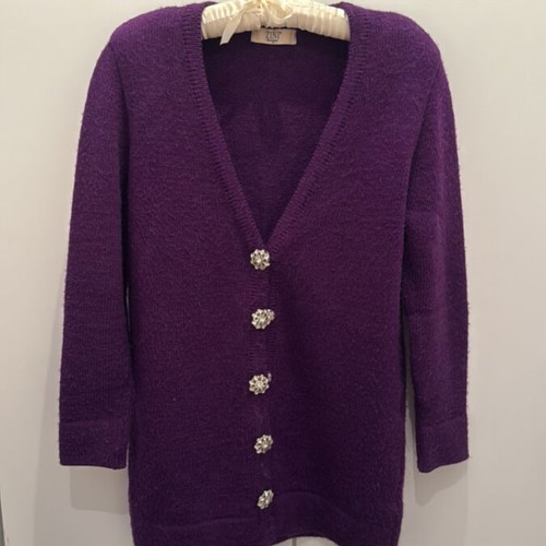 Zini boutique cardigan like new, purple