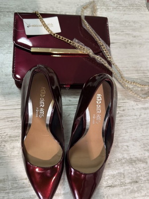 Head Over Heels by Dune bag and pumps set with slight mark