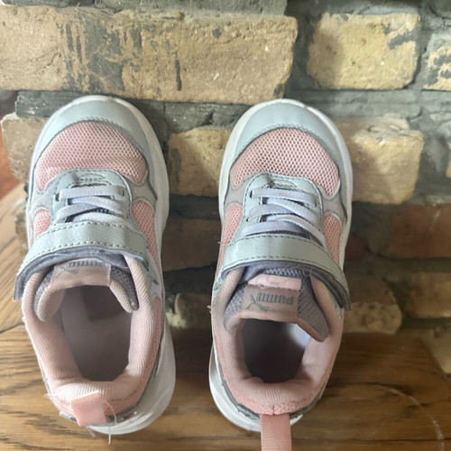 Puma Trinity παιδικά sneakers νούμερο 27 σαν καινούργιο, ροζ-γκρι
