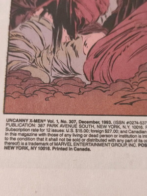 X-Men And Men Have Named Him Exodus 307 μεταχειριστικό συλλεκτικό τεύχος αγγλικά