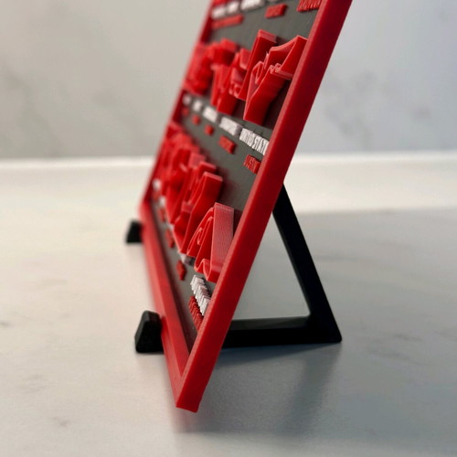 Formula 1 2026 calendar with stand like new