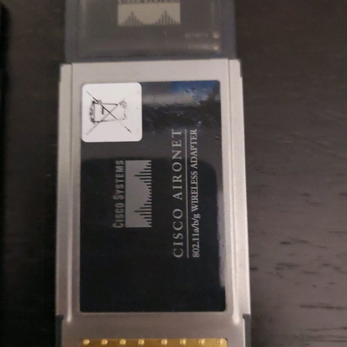 Cisco Aironet pcmcia wifi card used a/b/g