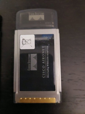 Cisco Aironet pcmcia wifi card used a/b/g