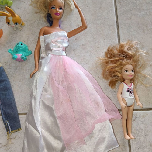 Dolls, clothes and more, pack