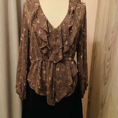 Regalinas women's blouse like new, multicolor, size L