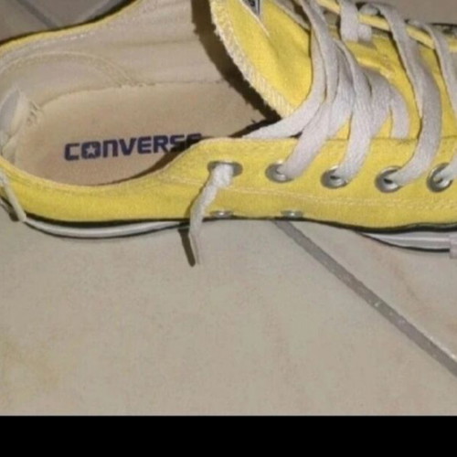 Converse All Star sneakers used, yellow, size 39
