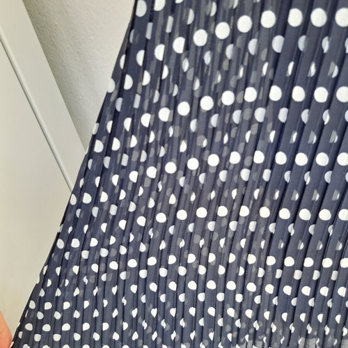 Orchestra Girls Dress Size 10 New Blue Pleated Polka Dot Formal
