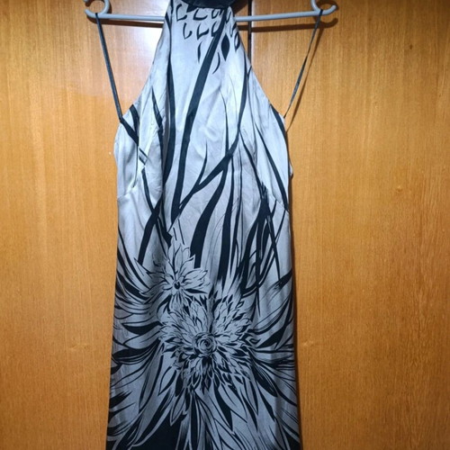 DAK evening dress with neck tie like new, size M