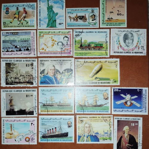 Mauritania Stamp Collection small, new