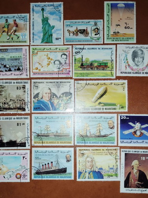Mauritania Stamp Collection small, new