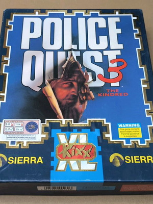 Police Quest 3 The Kindred (Kixx XL / Sierra) Amiga σαν καινούργιο, πλήρες στο κουτί