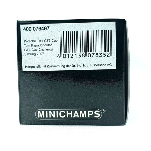 Porsche 911 GT3 Cup Tom Papadopoulos 1:43 Minichamps New