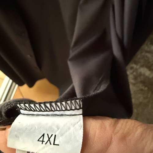 Men's shirt black 4XL like new