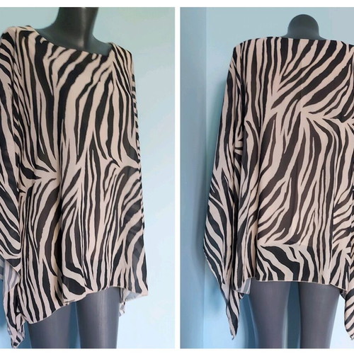 Creme Fraiche tunic animal print like new XL-3XL