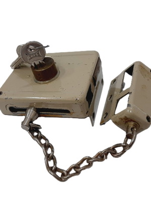 Kale heavy locking mechanism 60s with chain and 4 keys