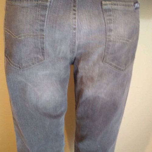 ESTI denim pants used, gray, sizes M and L
