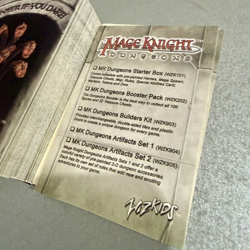 Mage Knight Dungeons 2002 Print Ad Poster new old stock